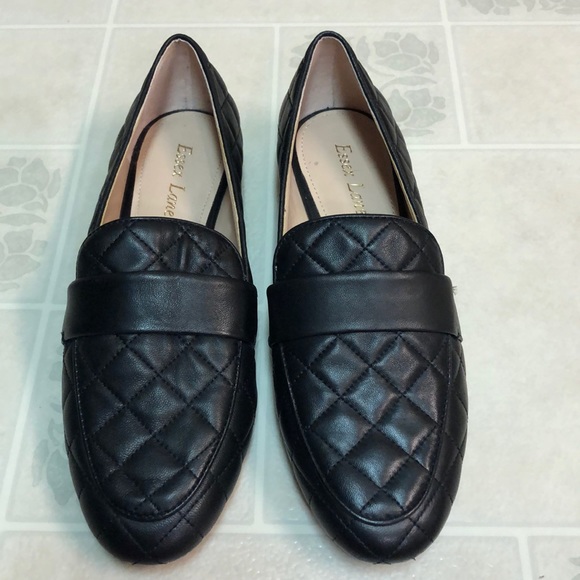 Essex Lane Shoes - Essex Lane El-Tessie Quilted black loafer